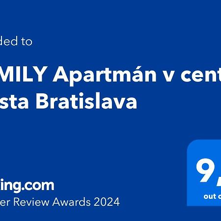 Family Apartman V Centre Mesta Bratislava Appartement Buitenkant foto